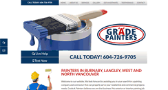 Desktop Screenshot of gradeapainters.com
